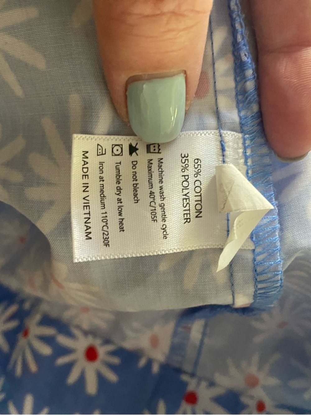 Cecil and Lou Blue Daisy Smocked Tie Shoulders Sun Dress 5t - Picture 11 of 12